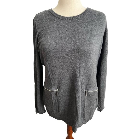 Michael Kors Women's Long Sleeve Scoop Neck Sweater XL - Picture 1 of 6